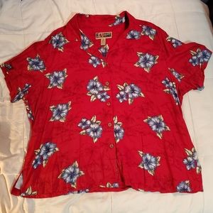 Red Hawaiian Shirt